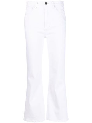 3x1 mid-rise flared jeans - White