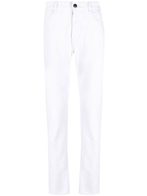 3x1 straight-leg cotton trousers - White