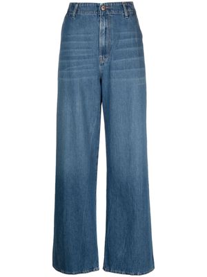 3x1 wided-leg cotton jeans - Blue