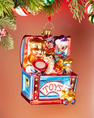 4.5" Treasured Toybox Christmas Ornament