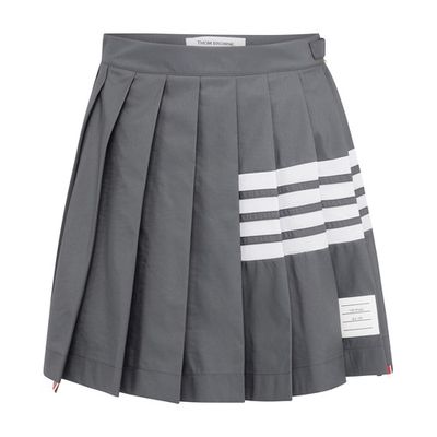 4-Bar mini pleated skirt