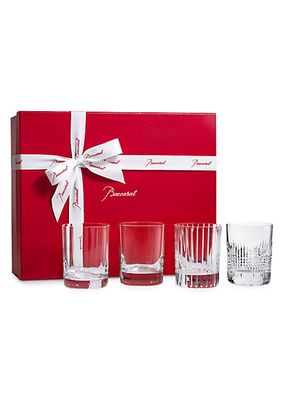 4 Elements 4-Piece Double Old-Fashioned Tumbler Set