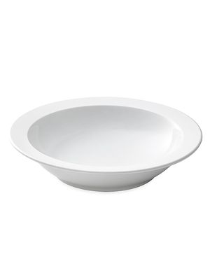 4-Piece Deep Cereal Plate Set - White - White