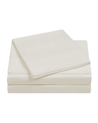 400-Thread Count Percale Standard Pillowcase Set, Vanilla Ice