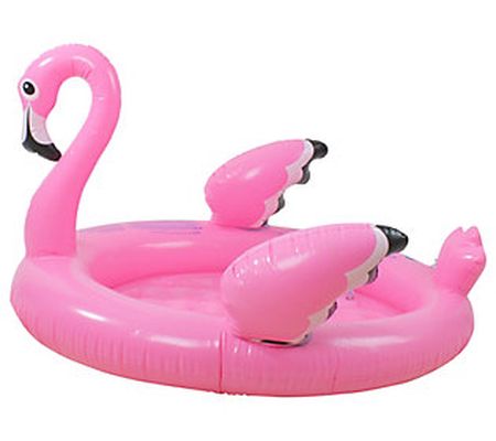 42.5" Inflatable Pink Flamingo Children's Swimm ing Pool