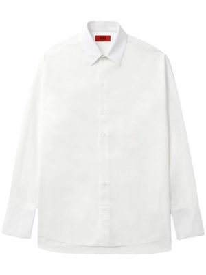 424 classic collar cotton shirt - White