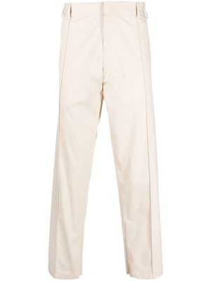 424 cotton straight-leg trousers - Neutrals