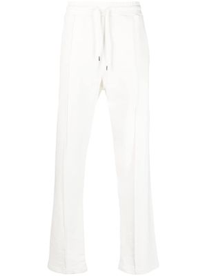424 drawstring cotton track pants - White