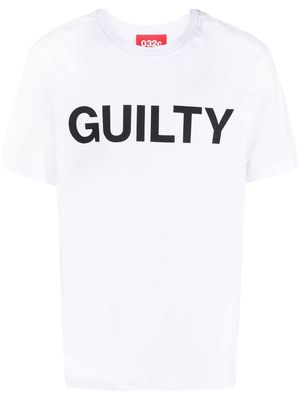 424 'Guilty' short-sleeve T-shirt - White