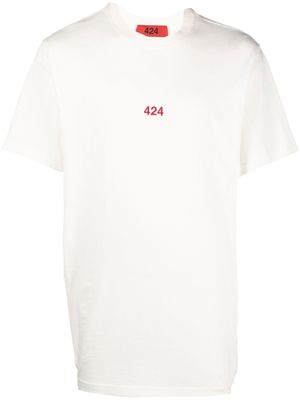 424 logo crew-neck T-shirt - White