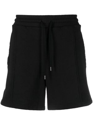 424 logo-embroidered track shorts - Black