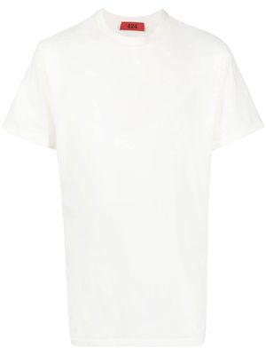 424 logo-print cotton T-shirt - Neutrals