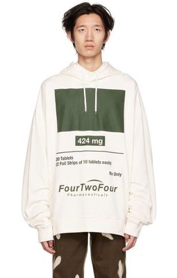 424 Off-White Oversized Hoodie