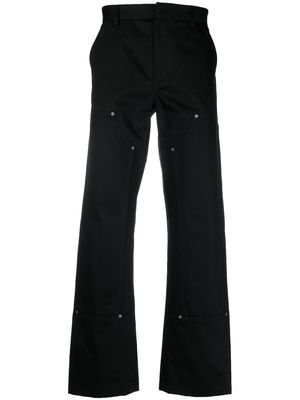424 oversize straight-leg trousers - Black