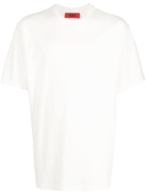 424 short-sleeve cotton T-shirt - White