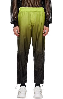 44 Label Group Green & Black Grief Spray Track Pants