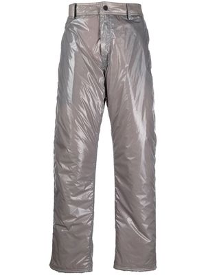 44 LABEL GROUP Group Blow Out straight-leg trousers - Grey
