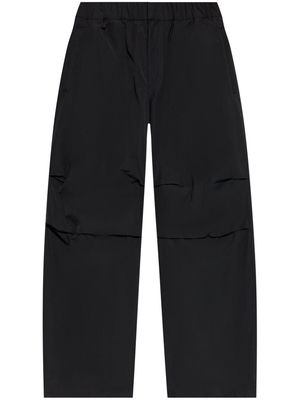 44 LABEL GROUP ID drawstring straight-leg trousers - Black