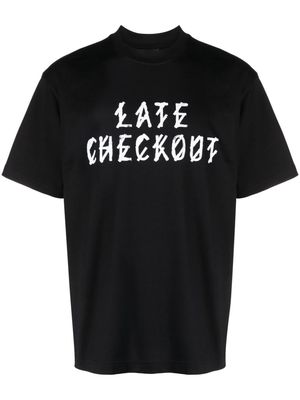 44 LABEL GROUP Late Checkout graphic-print T-shirt - Black
