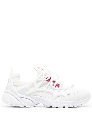 44 LABEL GROUP panelled-design low-top sneakers - White