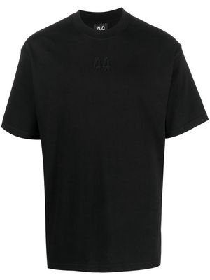44 LABEL GROUP rear logo-print detail T-shirt - Black