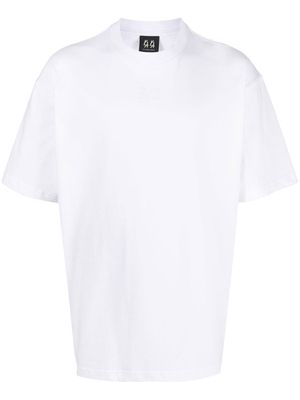 44 LABEL GROUP rear logo-print detail T-shirt - White