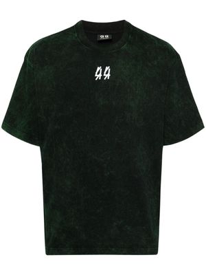 44 LABEL GROUP Solar logo-print T-shirt - Black
