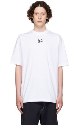 44 Label Group White Cotton T-shirt