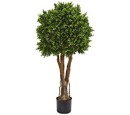 46" Boxwood Artificial Topiary Tree by Nearly N atural
