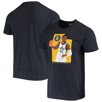 '47 Men's Donovan Mitchell Navy Utah Jazz Player Graphic T-Shirt