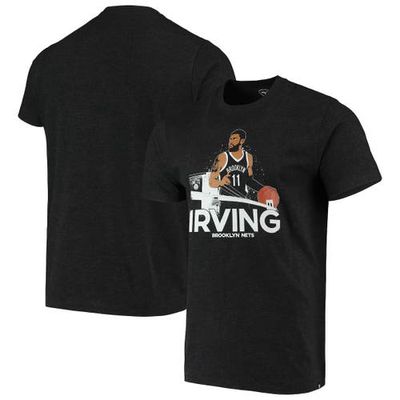 '47 Men's Kyrie Irving Black Brooklyn Nets Player Graphic T-Shirt