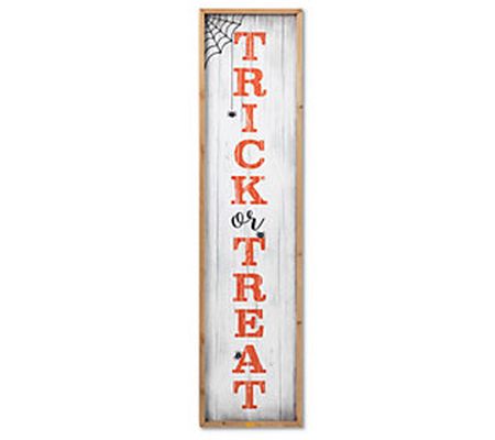 48.04" Wood Halloween Porch Sign by Gerson Co