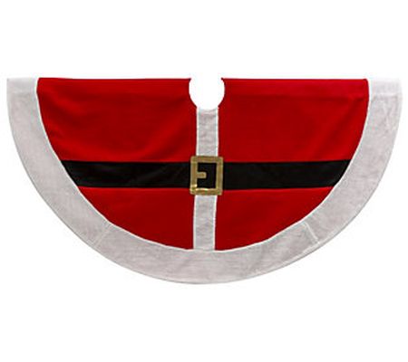 48-in H Santa Tree Skirt by Gerson Co