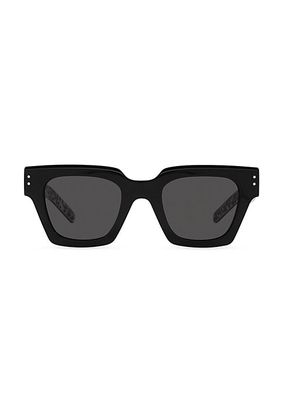 48MM Plastic Square Sunglasses