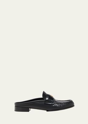 4G Leather Loafer Mules