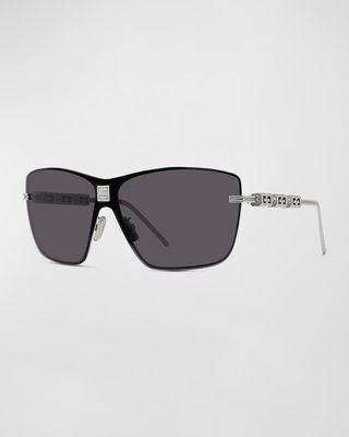 4G Metal Alloy Shield Sunglasses