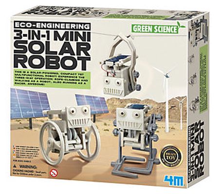 4M 3-In-1 Mini Solar Robot - STEM Toys