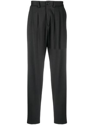 4SDESIGNS mid-rise tailored trousers - Black