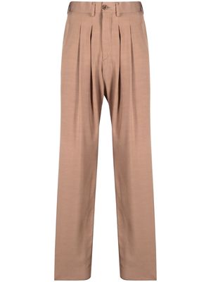 4SDESIGNS pleated tailored trousers - Neutrals