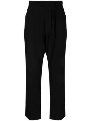 4SDESIGNS straight-leg tailored trousers - Black