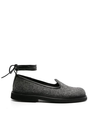 4SDESIGNS Venetian brushed loafers - Grey