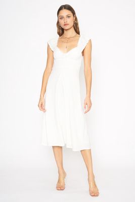 4SI3NNA Women's Luiz Dress in White