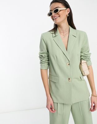 4th & Reckless tailored blazer in sage green - part of a set