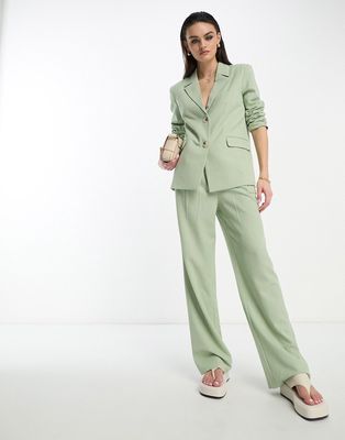 4th & Reckless tailored pants in sage green - part of a set