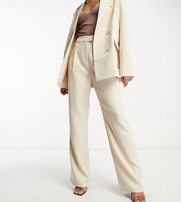 4th & Reckless Tall tailored pants in stone - part of a set-Neutral