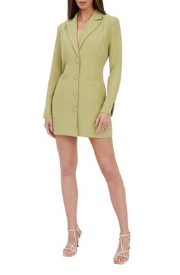 4th & Reckless Tullie Back Cutout Blazer Dress in Green