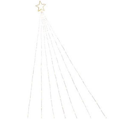 5-in Shooting Star w/ White Lights & Tails by E verlasting Glow