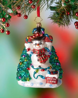 5" Let There Be Lights Christmas Ornament