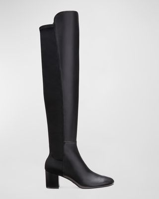 5050 Yuliana Leather Over-The-Knee Boots