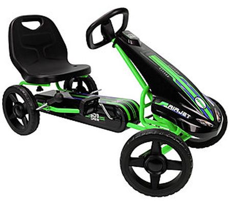 509 Crew Air Jet Pedal Go Kart in Green with Sp orty Graphic